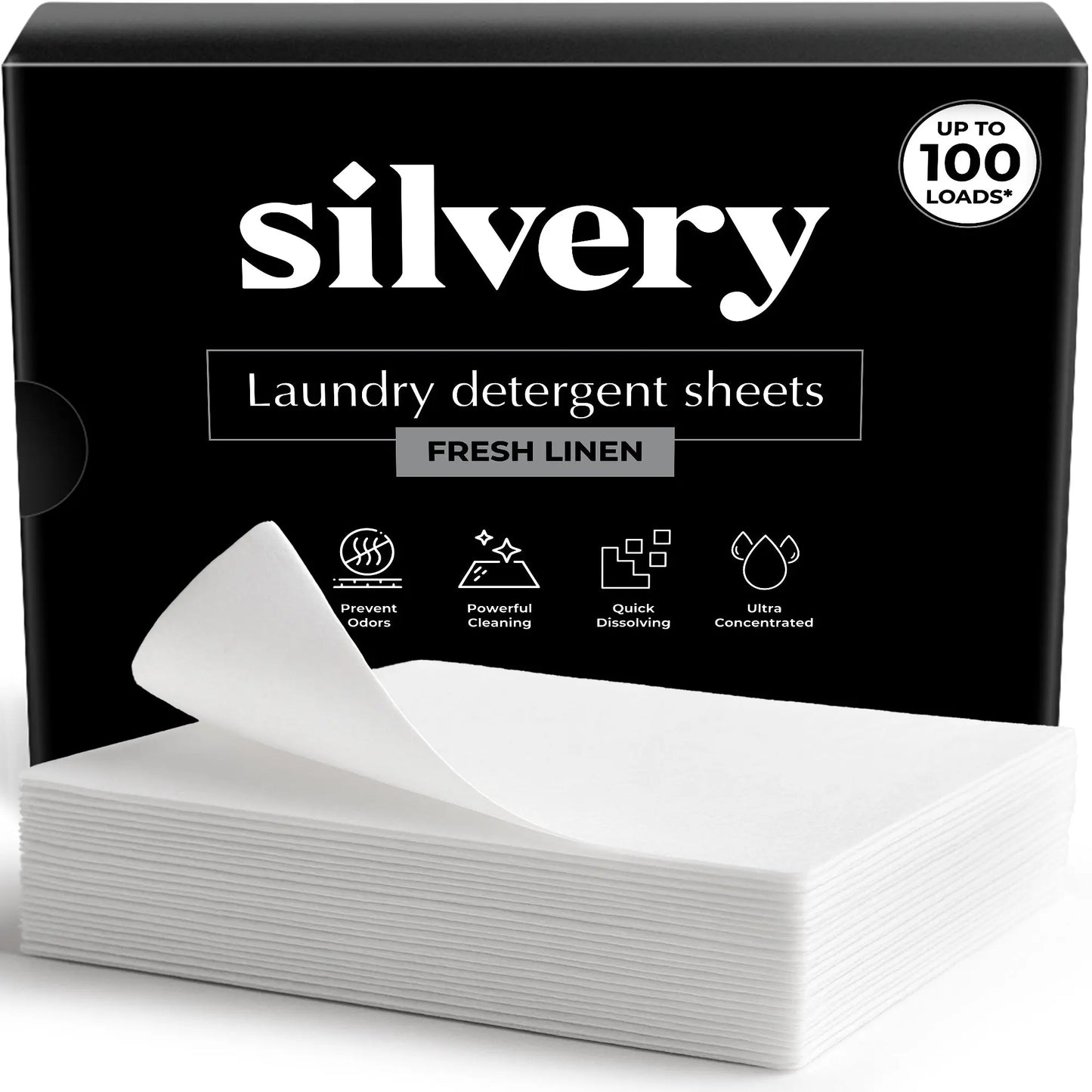 Silvery® Laundry Detergent Sheets