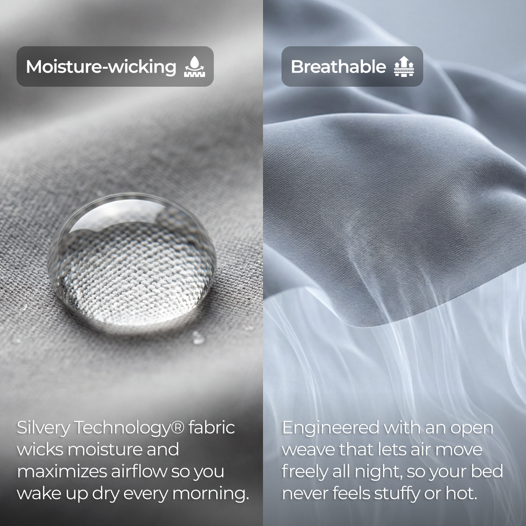 Silvery® Restcool Pillowcases