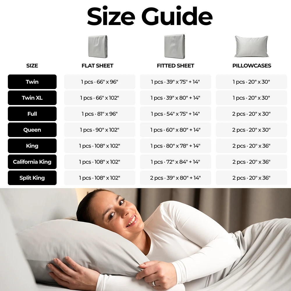 Silvery® Comfort Sheets