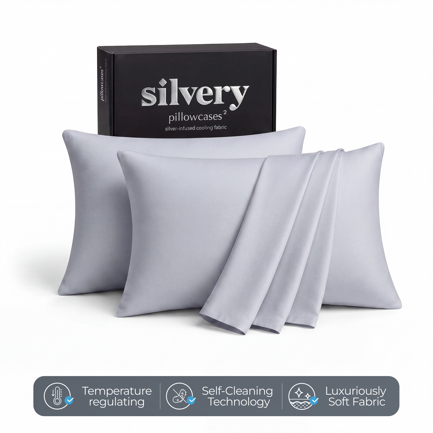 Silvery® Tencel Pillowcases