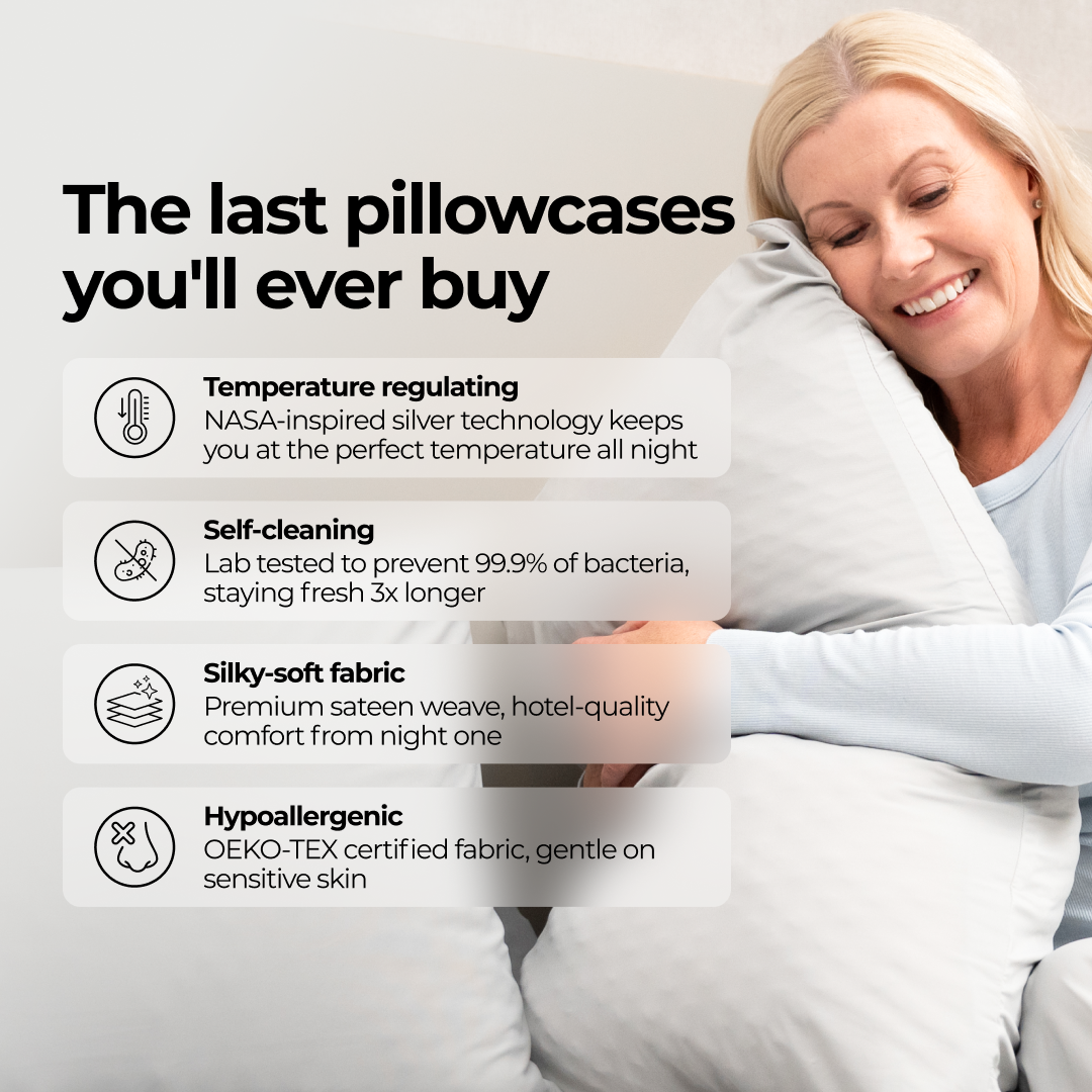 Silvery® Comfort Pillowcases