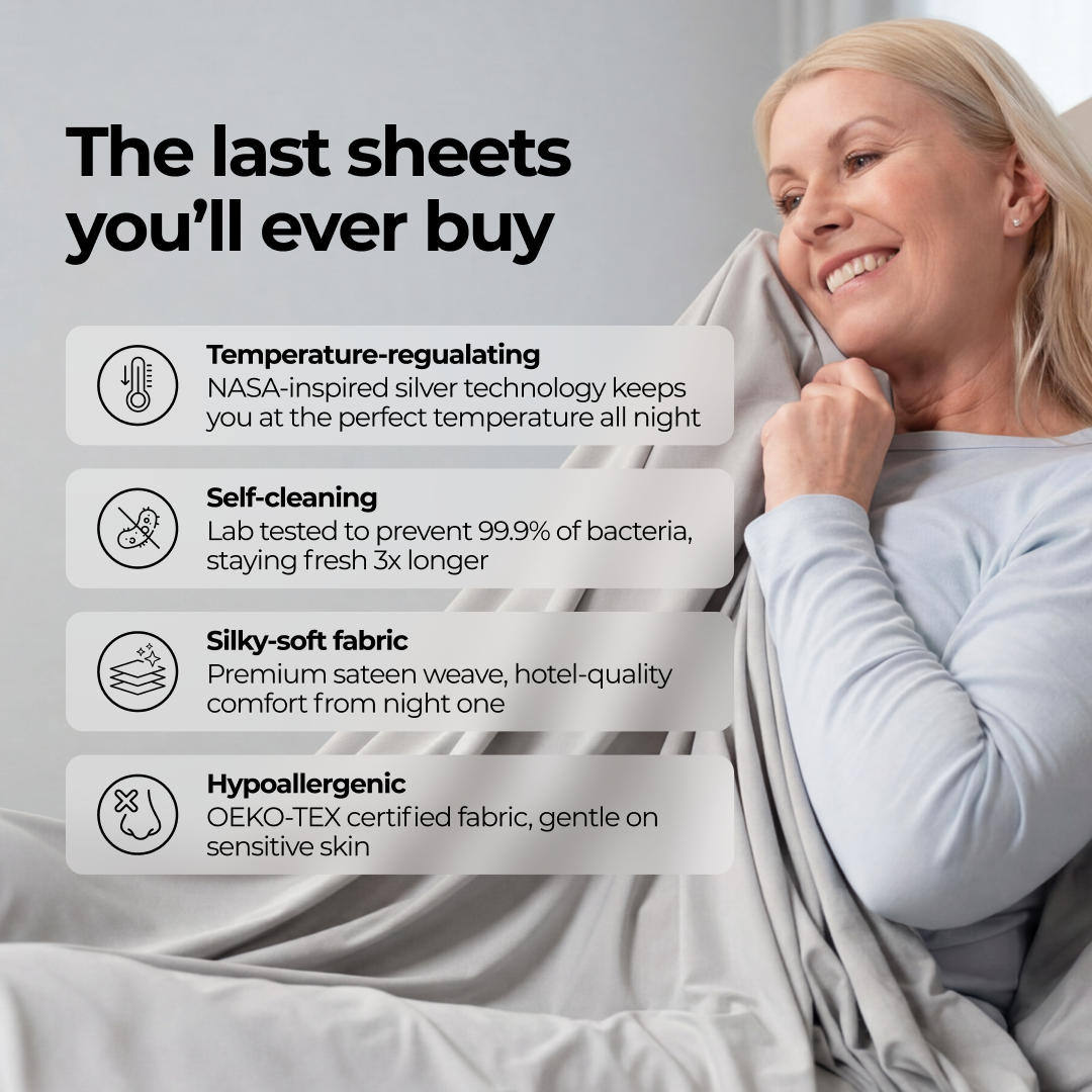 Silvery® Comfort Bed Sheets