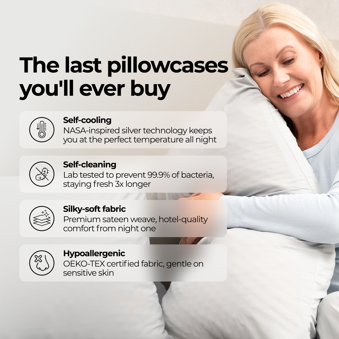 Silvery® Restcool Pillowcases