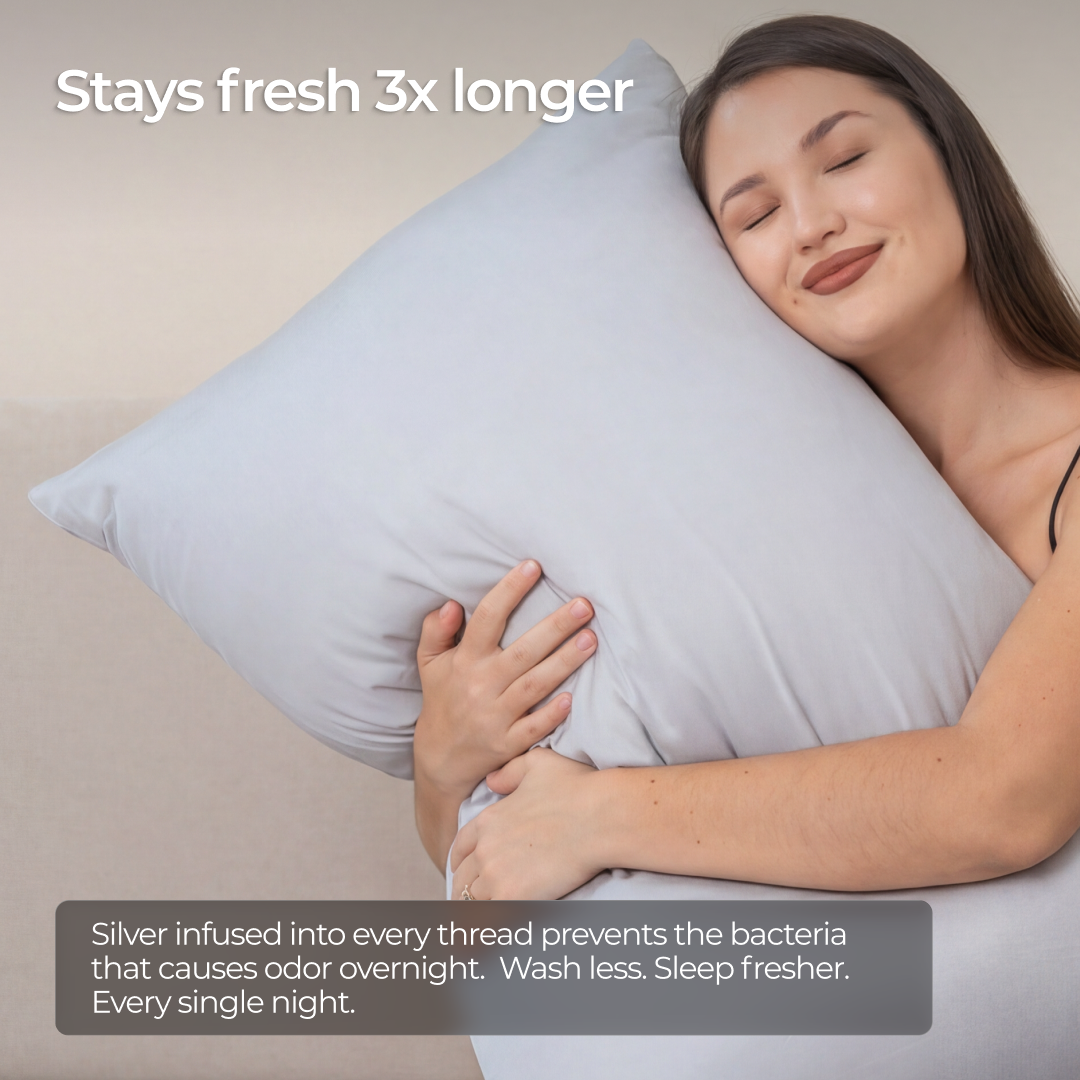 Silvery® Satin Pillowcases