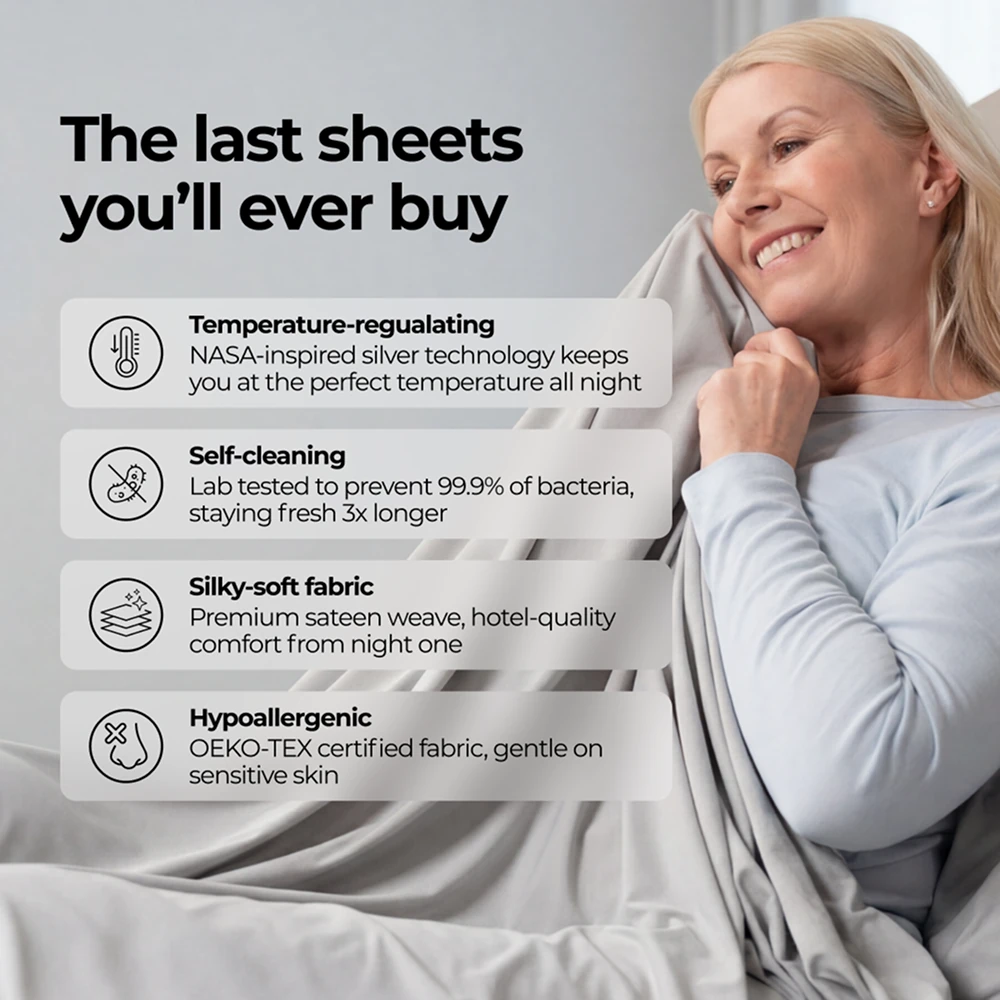 Silvery® Comfort Sheets