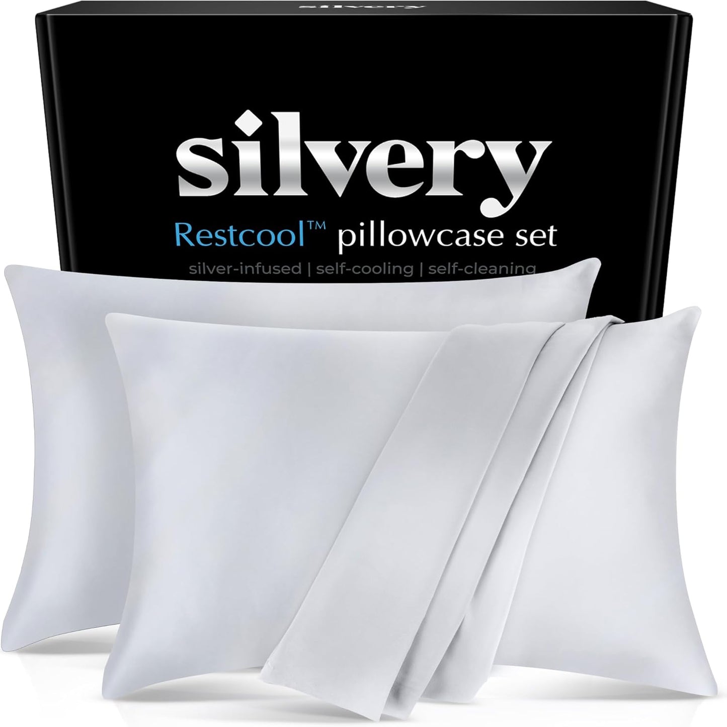 Silvery® Restcool Pillowcases