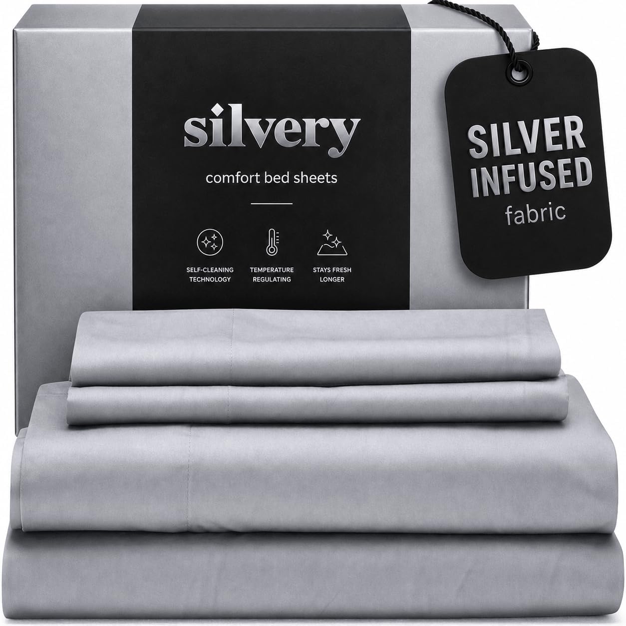 Silvery® Comfort Bed Sheets